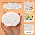 MNZ Tassenuntersetzer Mandala-Magie (6er Set)