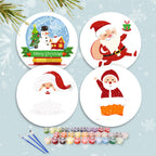 MNZ Telleruntersetzer Weihnachtsmann (4er Set)