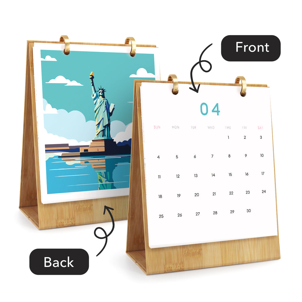 Calendrier peinture par numéros 2027 I Destinations de voyage