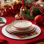 MNZ Telleruntersetzer Weihnachtshaus (4er Set)