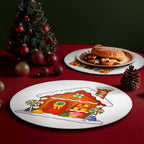 MNZ Telleruntersetzer Weihnachtshaus (4er Set)