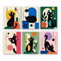 MINI MALEN NACH ZAHLEN I Katzen (6er Set)