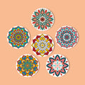 MNZ Tassenuntersetzer Mandala-Magie (6er Set)