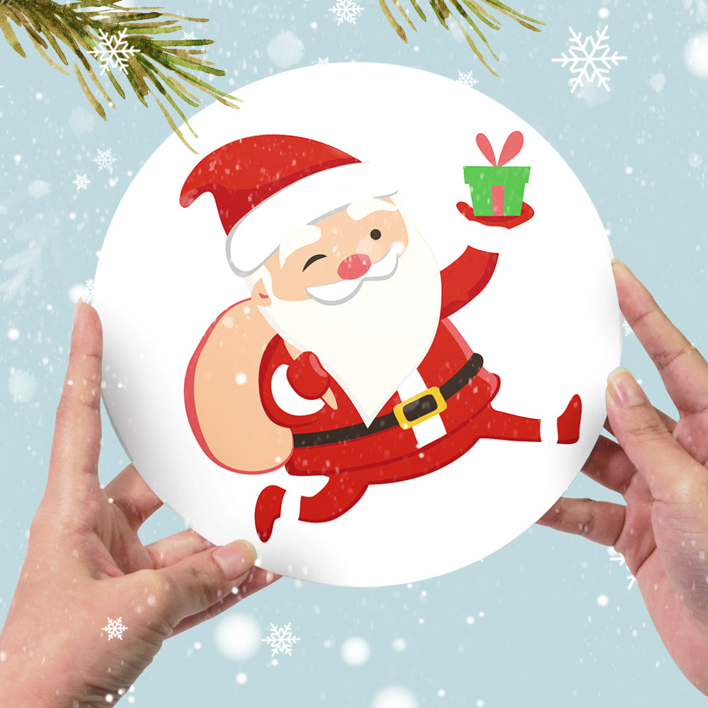 MNZ Telleruntersetzer Weihnachtsmann (4er Set)