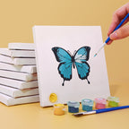 MINI MALEN NACH ZAHLEN I SCHMETTERLINGSZAUBER (6er Set)