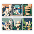 MINI MALEN NACH ZAHLEN I MEDITERRANE OASEN (6er Set)