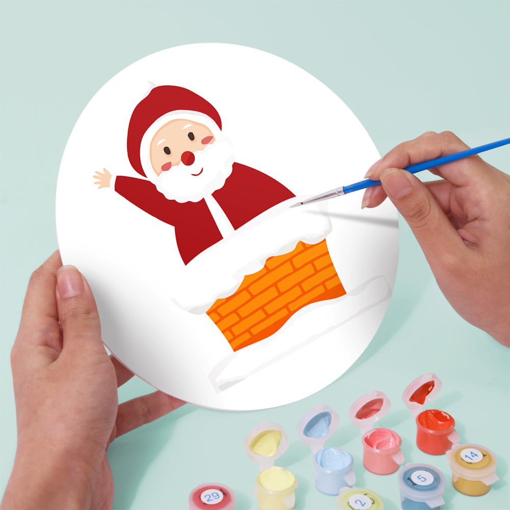 MNZ Telleruntersetzer Weihnachtsmann (4er Set)