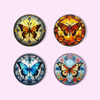 MNZ Dessous de verre Charme de papillon (lot de 4)