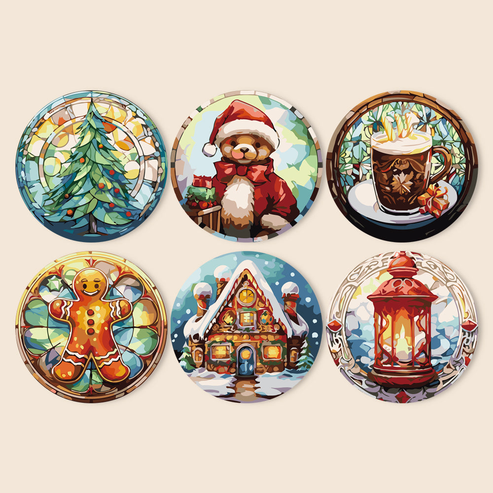 MNZ Telleruntersetzer Winterwunder (6er Set)