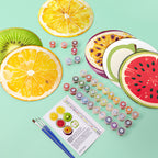 MNZ Telleruntersetzer Sommerfrüchte (6er Set)