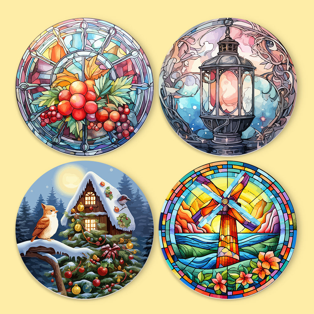 MNZ Dessous de verre féeriques (lot de 4)