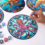 MNZ Telleruntersetzer Ozean-Mosaik (4er Set)