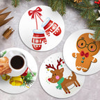 MNZ Telleruntersetzer Weihnachtsmotive (4er Set)