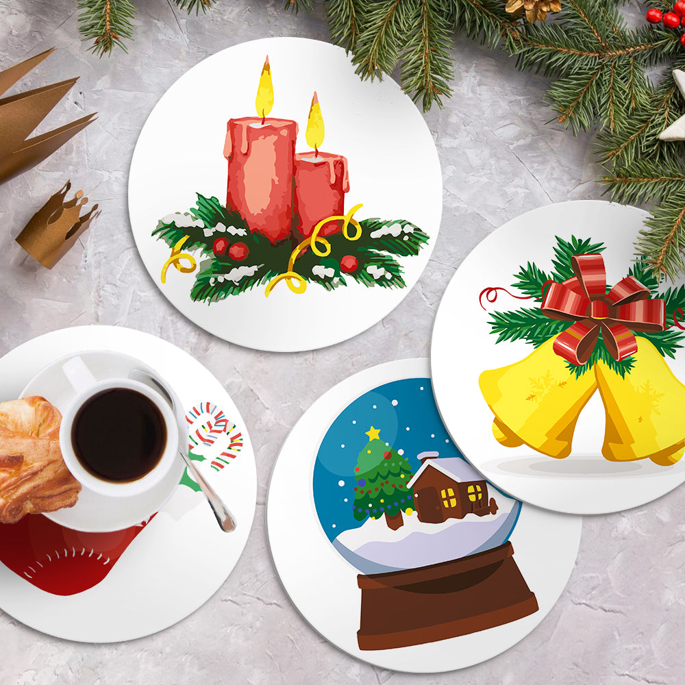 MNZ Telleruntersetzer Winterlich (4er Set)