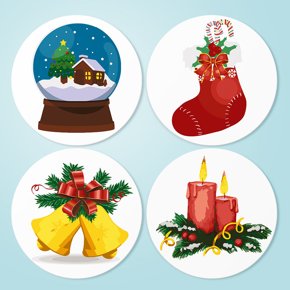 MNZ Telleruntersetzer Winterlich (4er Set)