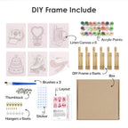 MINI MALEN NACH ZAHLEN I Girly Dreams (6er Set)