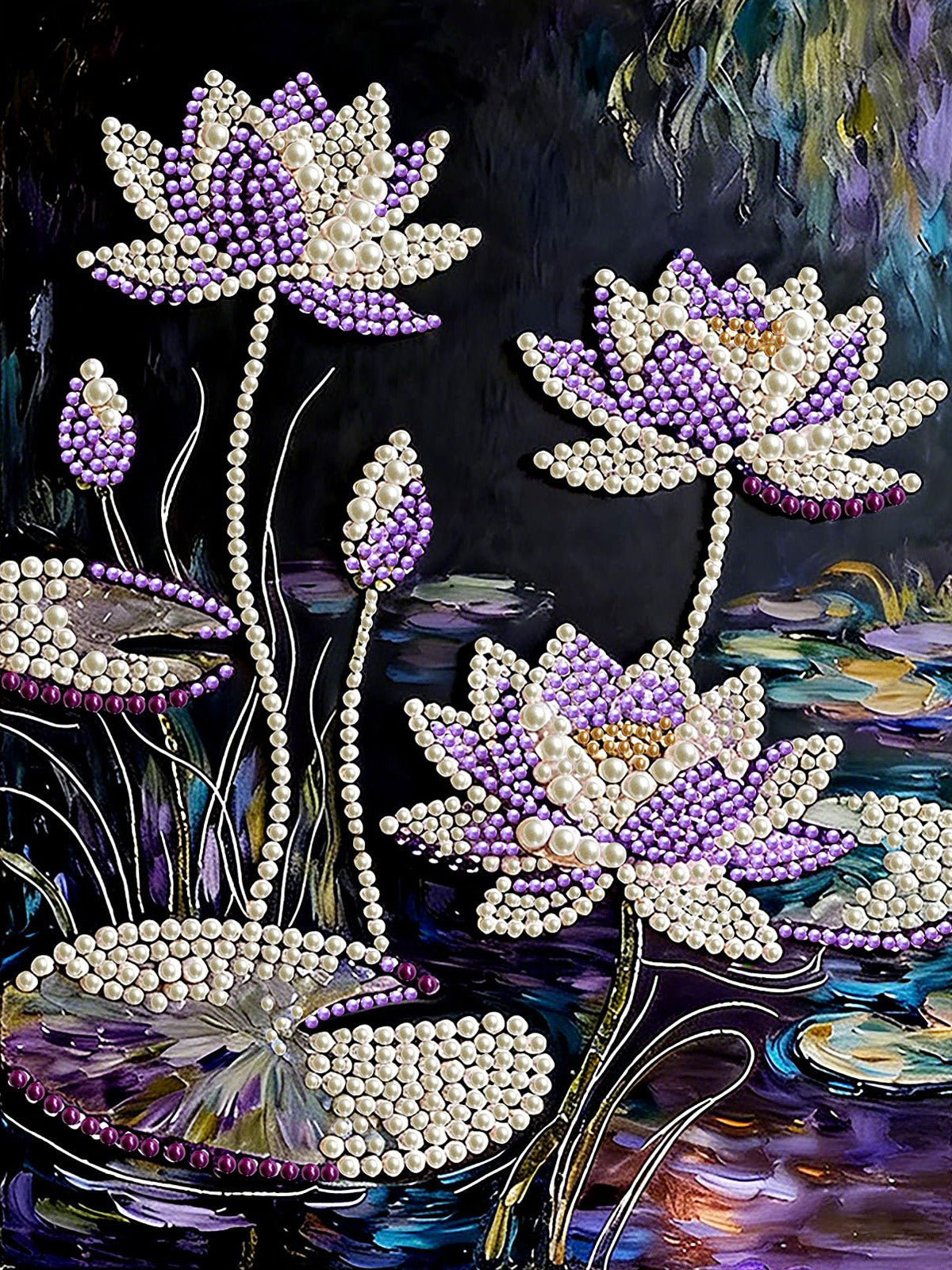 PEARL PAINTING I SEEROSENZAUBER IN VIOLETT