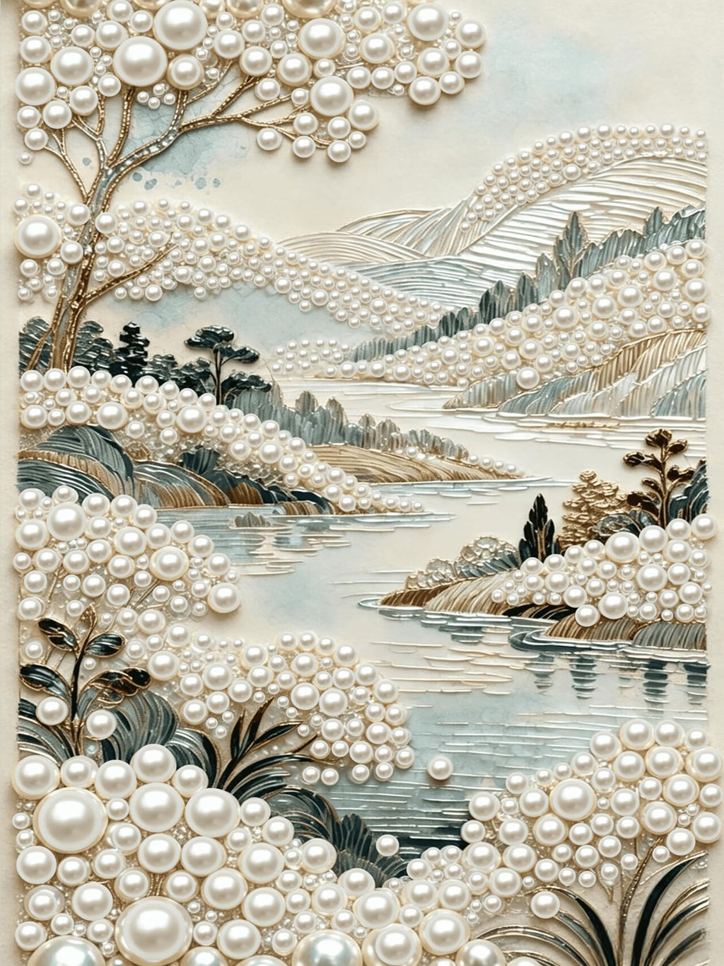 PEARL PAINTING I STILLE AM PERLENSEE