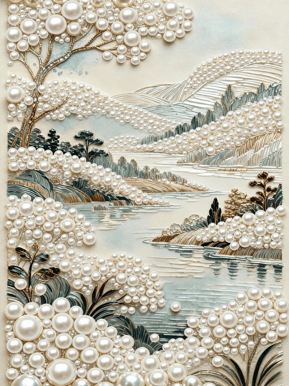 PEARL PAINTING I STILLE AM PERLENSEE