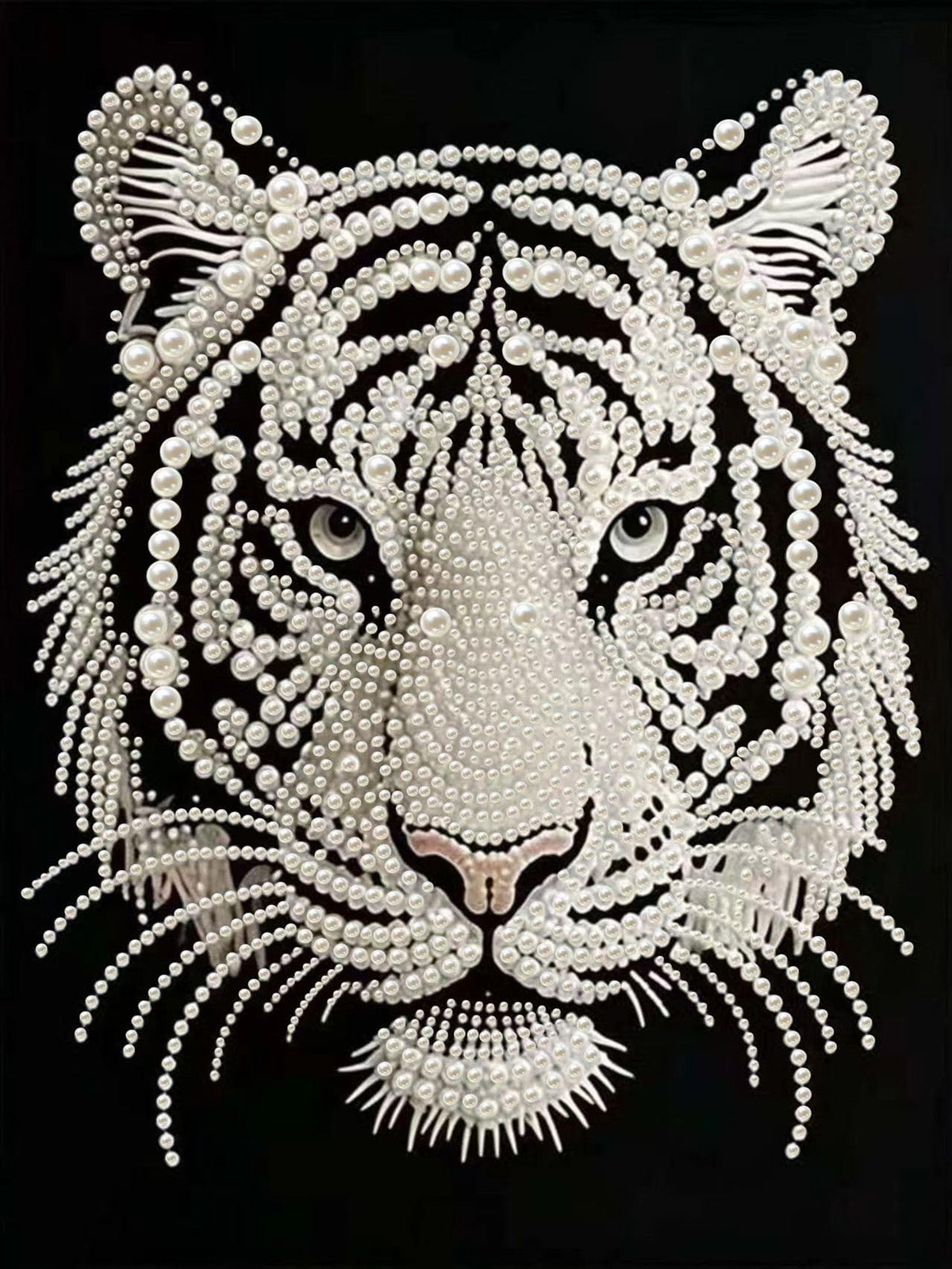 PEARL PAINTING I TIGER IM PERLENGLANZ