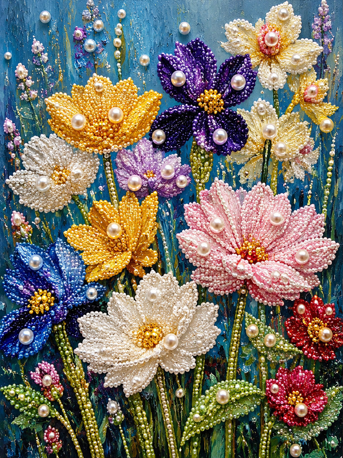 PEARL PAINTING I BLÜTENPRACHT IM PERLENGARTEN