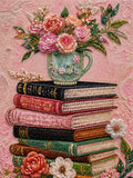 PEARL PAINTING I ROSENTRÄUME AUF BÜCHERN