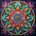 PEARL PAINTING I MANDALA DER LEUCHTENDEN FARBEN
