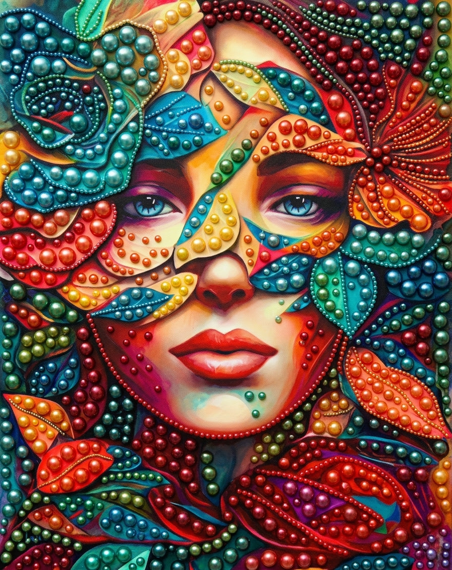 PEARL PAINTING I FARBENSPIEL DER BLÜTENMASKE