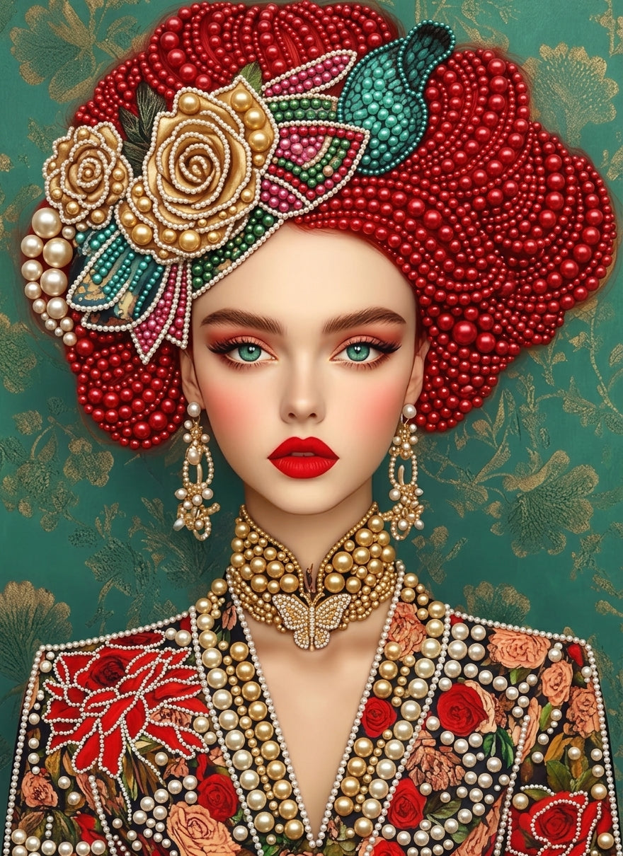 PEARL PAINTING I PRACHTVOLLE DIVA