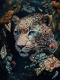 PEARL PAINTING I GEHEIMNISVOLLER LEOPARD
