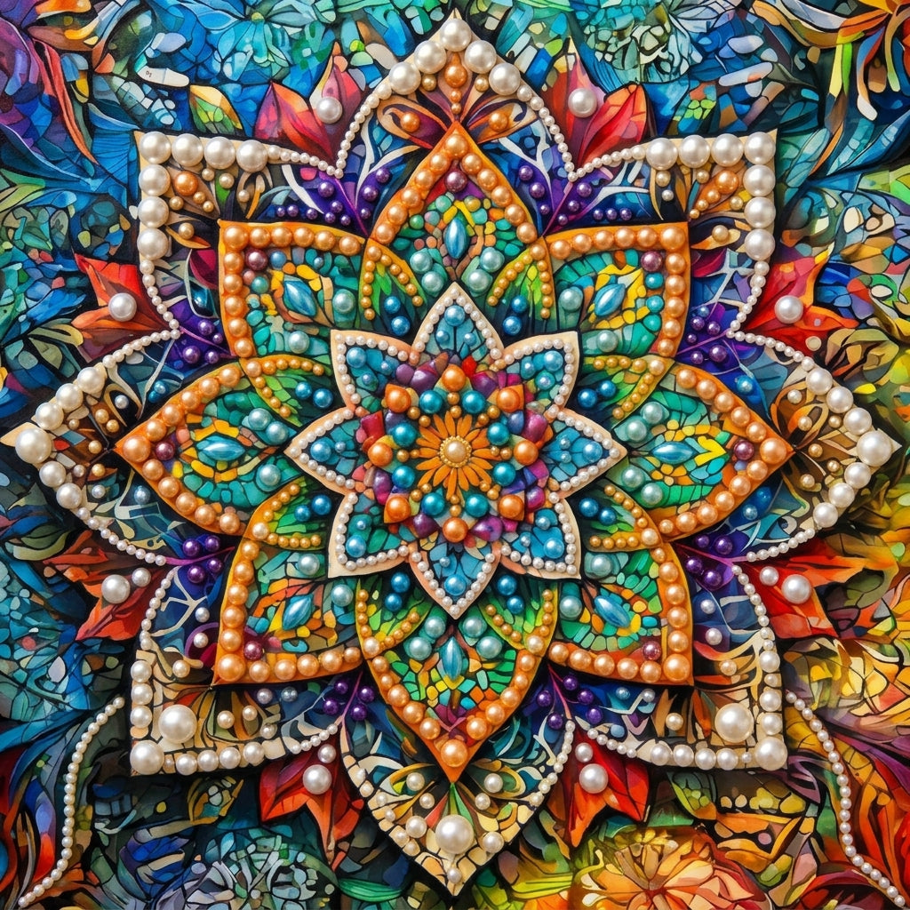 PEARL PAINTING I MOSAIKMANDALA