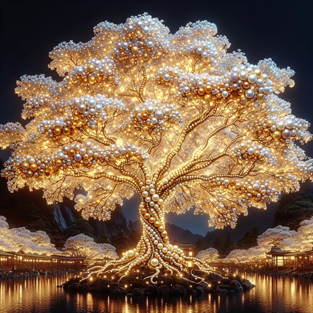 PEARL PAINTING I LICHTERBAUM