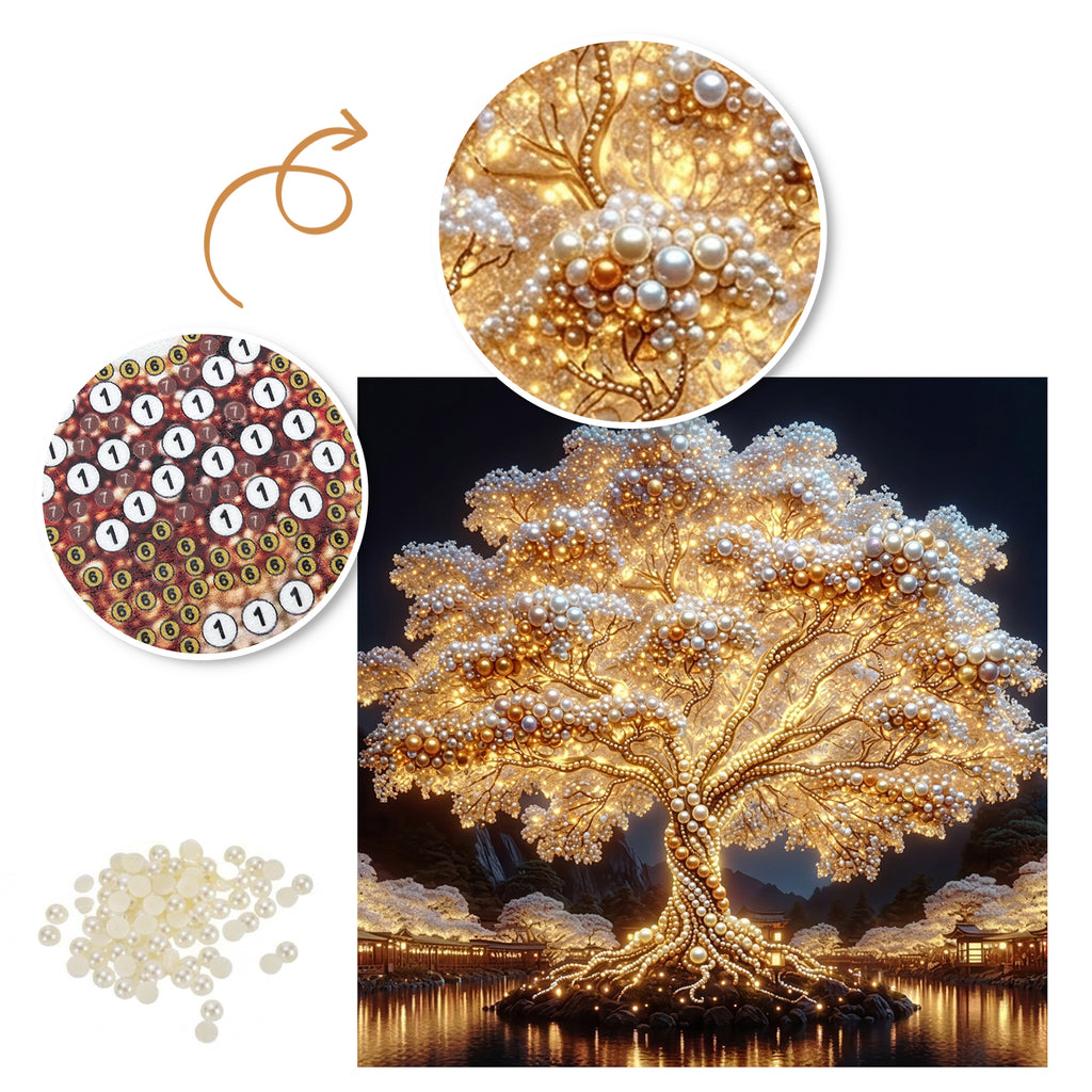 PEARL PAINTING I LICHTERBAUM