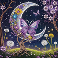 PEARL PAINTING I SCHMETTERLING AUF DER MONDSICHEL