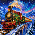 PEARL PAINTING I WEIHNACHTSZUG UNTER NORDLICHTERN