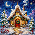 PEARL PAINTING I WEIHNACHTSHÄUSCHEN UNTER STERNEN