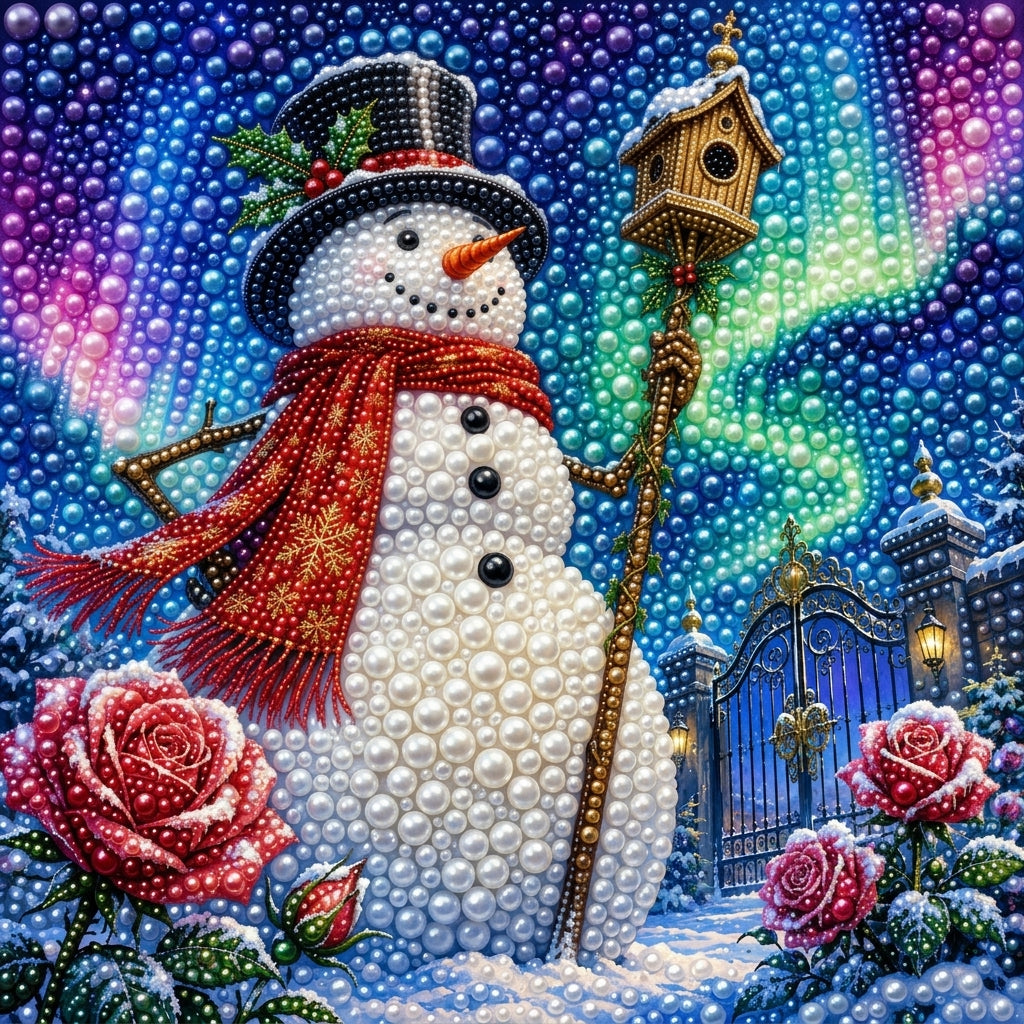 PEARL PAINTING I SCHNEEMANN IM NORDLICHTGARTEN